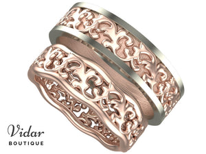 Unique Matching Wedding Bands