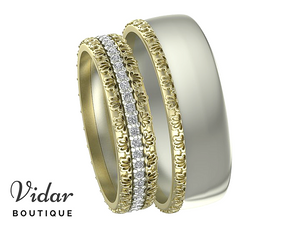 Unique Matching Wedding Bands