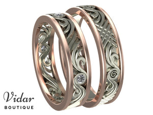 his and hers matching wedding bands