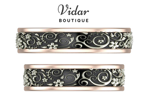 Unique Matching Wedding Bands