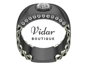 Black Wedding Rings For Men