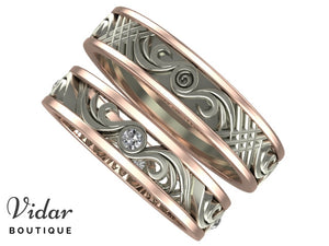 his and hers matching wedding rings