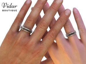 Unique Matching Wedding Bands His And Hers