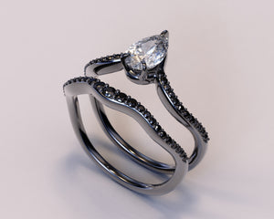 Lab Grown Diamond Engagement Ring Set 