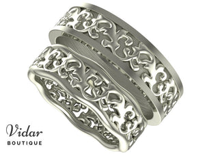 Unique Matching Wedding Bands