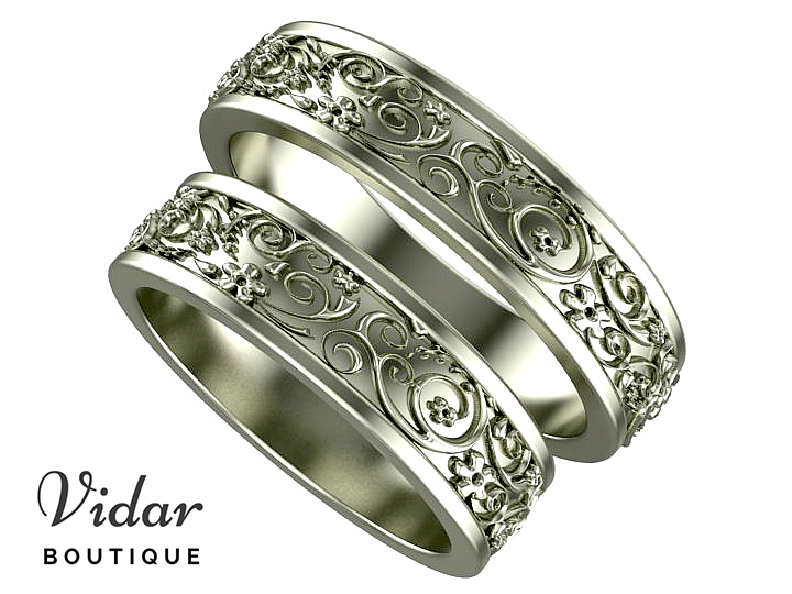 His And Hers Matching Wedding Bands