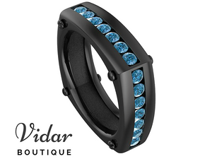 mens black gold wedding bands