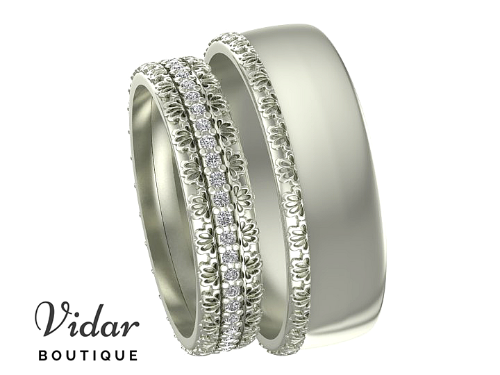 His and Hers Matching Wedding Bands