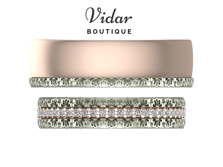 Unique Matching Wedding Bands