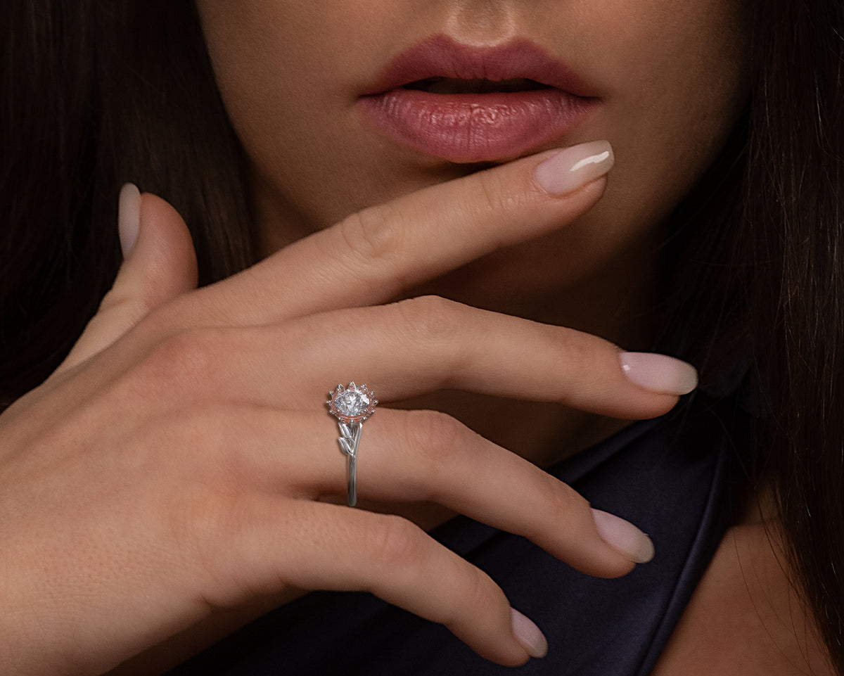 Flawless Diamond Engagement Ring