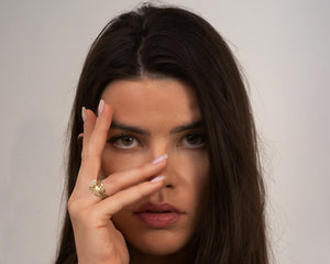 Lab Grown Diamond Flower Wedding Ring Set